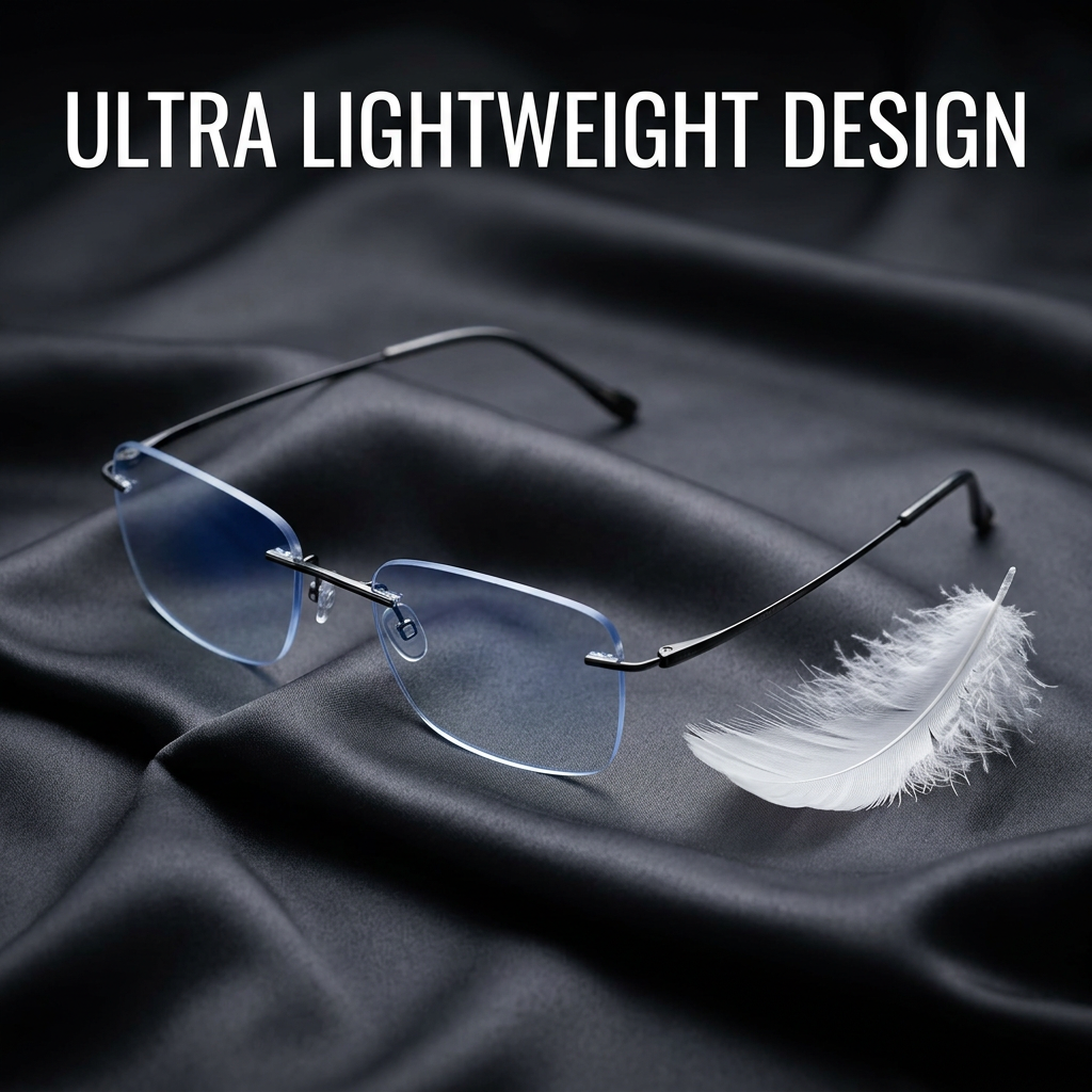 Ultra lightweight rimless design